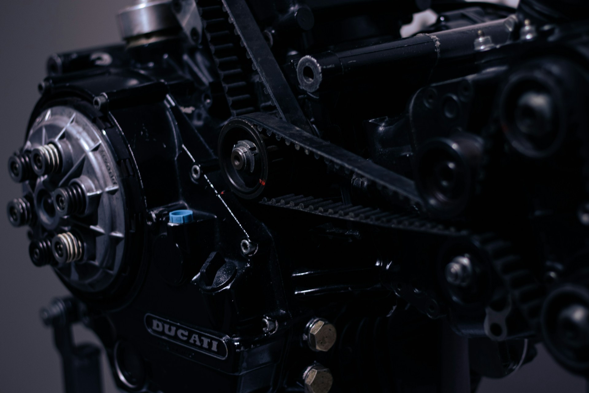 Motorcycle engine detail — Rev and Ride, Kapan